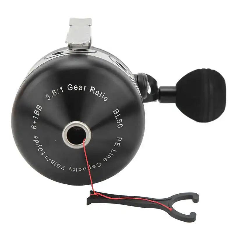 Heavy-Duty Metal Spincasting Fishing Reel for Saltwater and Freshwater Adventures - BL50 Model with 3.6:1 Gear Ratio - Wild Frontier Gear LLC
