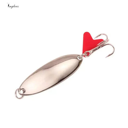 Metal Spinner Spoon Lure for Trout Fishing - 1pc Hard Bait with Sequins, 3.5g-10g - Wild Frontier Gear LLC