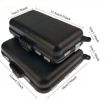 Multi Slots Fishing Box Lure Boxes Double Sided Use Bait Hook Case Organizer Large Capacity Lure Storage Case Fishing Tackle