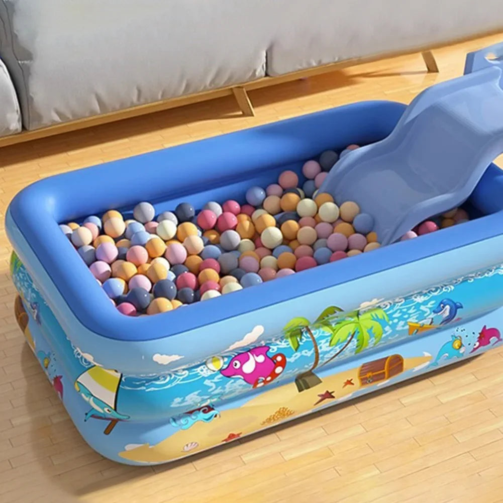 Inflatable Swimming Pool Large Family Pools Rectangle Framed Children Swimming Pool Summer Outdoor Kids Baby Bathtub Toys Wild Frontier Gear LLC