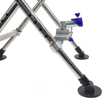 Adult Mini Fishing Chair Seating Foldable Outdoor Stainless Steel All-terain Light Weight  Legs Adjustable Portable Fishing Gear - Wild Frontier Gear LLC