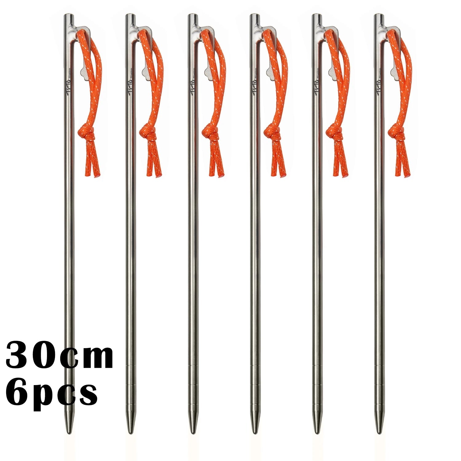 TiTo Titanium Alloy Tent Pegs Outdoor Camping Tent Nail Anti-bending Heavy Duty Canopy Titanium Tent Stake 20/24/30/35/40cm Wild Frontier Gear LLC