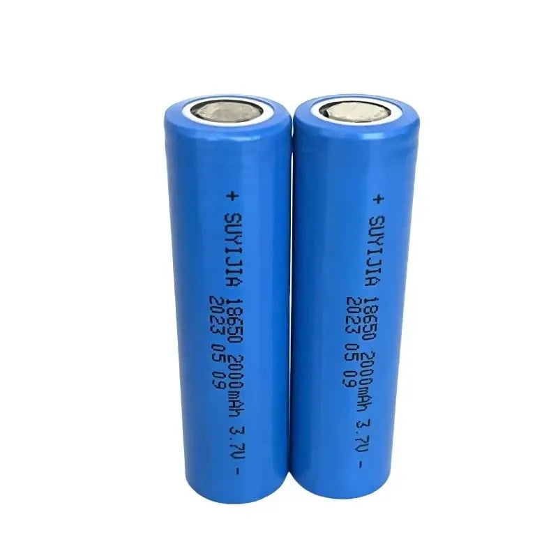 2000mah 18650 Rechargeable Battery with Charger 3.7V Li-ion Batteries for Electric Pointer Doorbell Flashlight Lithium Battery Wild Frontier Gear LLC