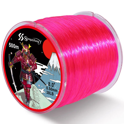 Sougayilang 500M Nylon Fishing Line Made of Japanese Material Strong Line Monofilament for Perch and Carp Fishing Accessories