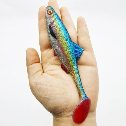 1 Pc Fishing Lures Soft T Tail 15cm/5.91in/26g Bait  Fishing Lure