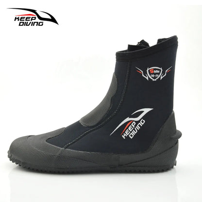 Title: These 5mm Neoprene Scuba Diving Boots Will Keep Your Feet Warm No Matter How Cold the Water Gets!