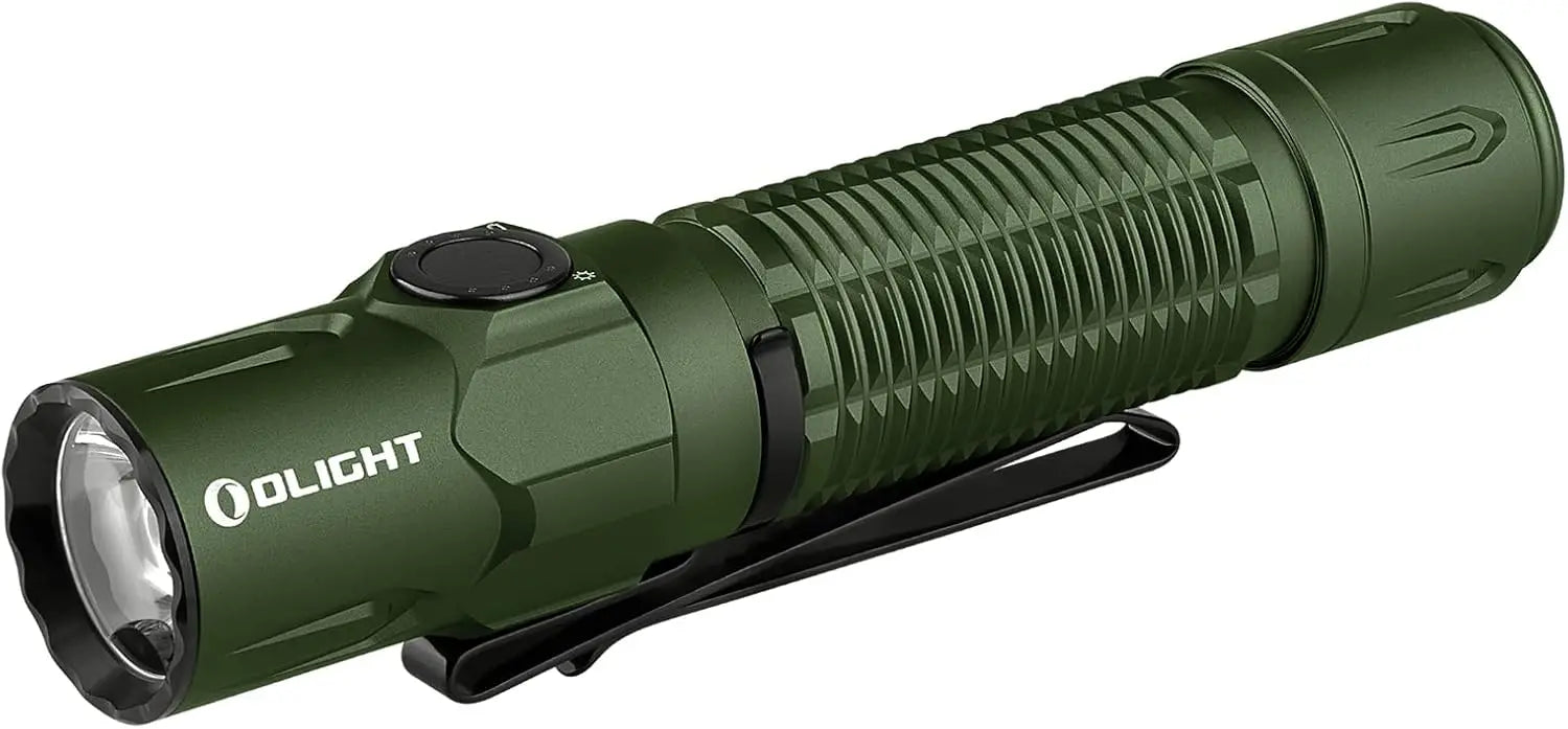 OLIGHT Warrior 3S 2300 Lumens Rechargeable Tactical Flashlight, Compact Dual-Switches LED Bright Light with Proximity Sensor Wild Frontier Gear LLC
