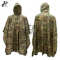 CP Military Poncho Rainwear 210T Nylon+PVC Waterproof Fabric Rainwear Camouflage War Game Hunting Airsoft Accessories Rain Coat