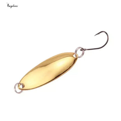Metal Spinner Spoon Lure for Trout Fishing - 1pc Hard Bait with Sequins, 3.5g-10g - Wild Frontier Gear LLC