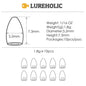 Lureholic Texas  Tungsten Sinkers Flipping Worm 1/16-2 OZ Bullet Weights Columnar 3.5-56g Bass Fishing Lures Accessories Wild Frontier Gear LLC