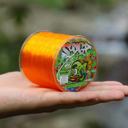 Sougayilang  Fishing Line 500M Super Strong 5 Colors 0.14-0.50mm Nylon Fishing Line for Outdoor Sports Equipment Fishing Tackle