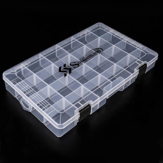 Sougayilang Lure Case Plastic Fishing Bait Jig Lure Fishing Hooks Storage Box High Strength Fishing Tackle Accessory Boxes