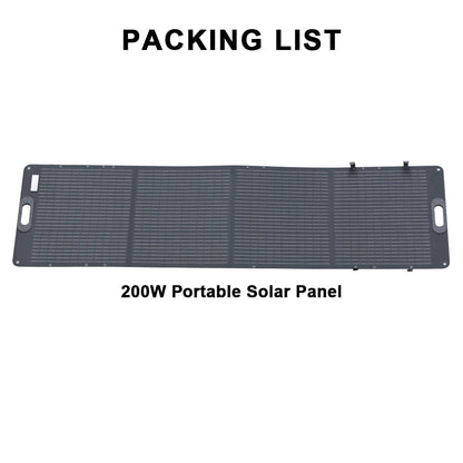 200W ETFE Flexible Foldable Solar Panel 100W Camping Portable Folding Solar Panel Kit High Efficience Travel&Phone&Boat&RV 20.5V Wild Frontier Gear LLC