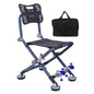 Portable Four-leg Fishing Chair Folding Fish Chair 180 Degree Adjustable Backrest Recliner Aluminum Alloy Camping Chair Stool - Wild Frontier Gear LLC