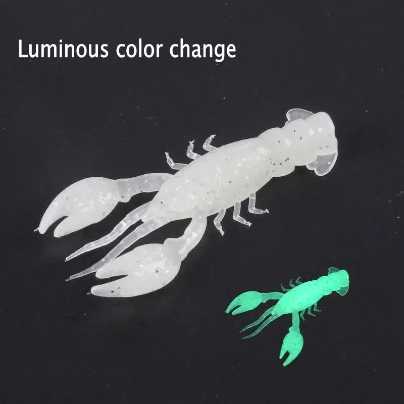 5/10/20pcs Lure Artificial Bait Shrimp Lobster Crayfish Worm Shad Eel Needfish Swimbait Jig Head Fishing Tackle Lure Accessories Wild Frontier Gear LLC