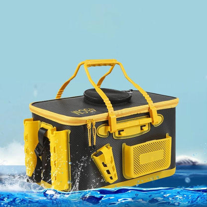 Lure Live Fish Storage Bag EVA Multifunction Rod Bait Reel Fishing Bucket For Camping Fishing Accessories Tackle Box Waterproof - Wild Frontier Gear LLC