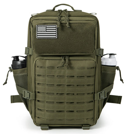 45L Molle Tactical Backpack Bag Hunting MOLLE Backpack GYM For Men EDC Outdoor Hiking Survival Rucksack Witch Bottle Holder