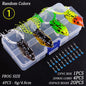 24PC 6g 8g 13g Lifelike Soft Small Jump Frog Engaging Bait Silicone Bait for Crap Fishing Lure Set Kit Gear Crankbait Tackle Box