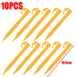 Outdoor Camping Tent Nails Sand Ground Triangular Stake Ground Awning Camping Tools Plastic Tent Pegs Nail Accessories 20/10pcs Wild Frontier Gear LLC