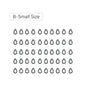 50pcs Carp Fishing Accessories Round Ring Swivels For Hair Chod Rig Pop up Bait Boilie Hook Swivels Connector Terminal Tackle