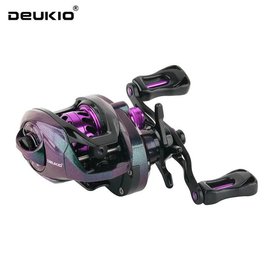DEUKIO GBS200 Lightweight Colorful Baitcasting Reel with 8KG Drag and 7.1:1 Gear Ratio - Wild Frontier Gear LLC