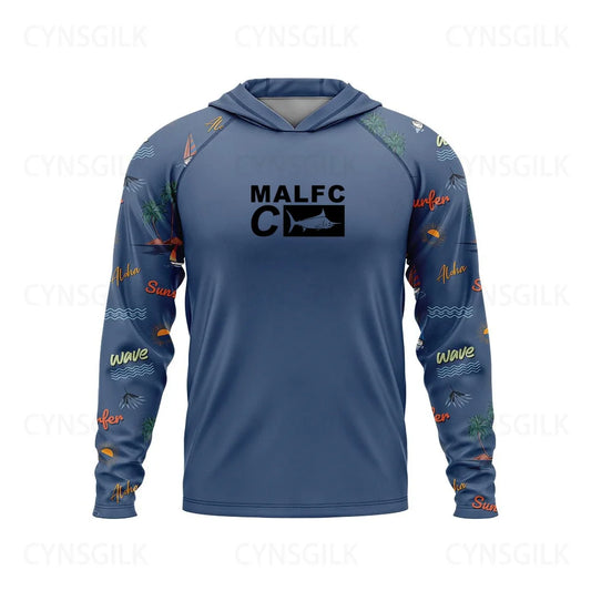 New Men Hood Fishing Shirt long sleeve Fishing clothing fishing t shirt uv protection fishing shirt Fishing Apparel - Wild Frontier Gear LLC