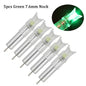5/6pcs Archery LED Lighted Nocks Fit 7.6mm Universal Arrow Shaft Glowing Tail Carbon Crossbow Bolts Hunting Shooting Accessories - Wild Frontier Gear LLC