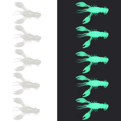 5/10/20pcs Lure Artificial Bait Shrimp Lobster Crayfish Worm Shad Eel Needfish Swimbait Jig Head Fishing Tackle Lure Accessories Wild Frontier Gear LLC