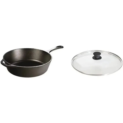 Lodge Cast Iron Deep Skillet, 12 inch Wild Frontier Gear LLC