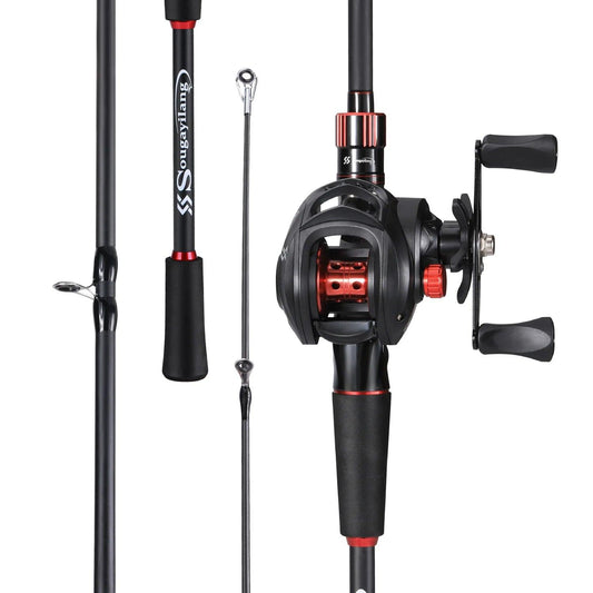 Sougayilang Portable Travel Fishing Combo 1.8-2.1m Reel - Wild Frontier Gear LLC