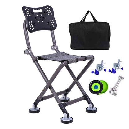 Travel Ultralight Folding Chair Superhard High Load Outdoor Camping Chair Portable Beach Hiking Picnic Seat Fishing Tool - Wild Frontier Gear LLC