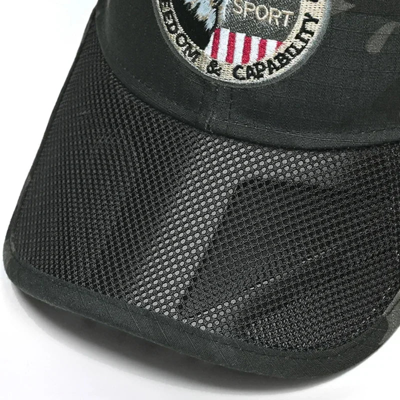 2025 Big Head XL 60cm 63cm Man Plus Size Mesh Baseball Caps Adult Outdoors Camo Sun Hat Sport Snapback Hats Dad Trucker Caps