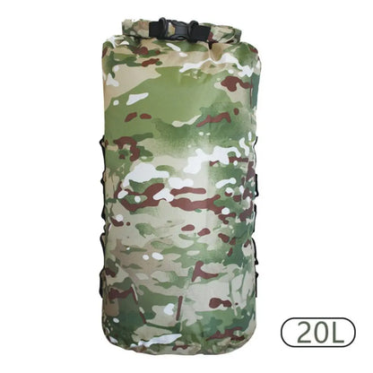 Outdoor Camouflage Waterproof Bag Portable Waterproof Storage Bag  Lightweight Boating Hiking Camping Rafting Storage Backpack