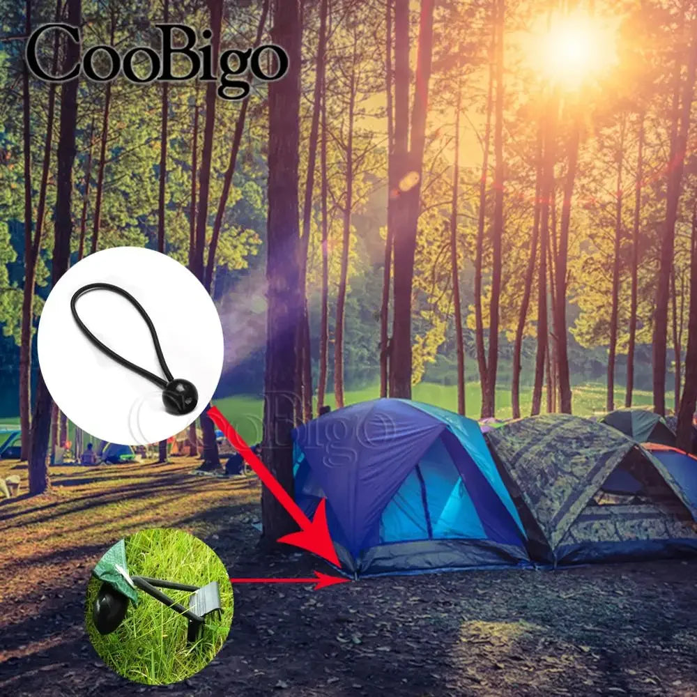 12pcs Bungee Cord Ball Tarp Canvas Tarpaulin Accessories - Wild Frontier Gear LLC