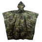 Outdoor Military Poncho 210T+PU Army War Tactical Raincoat Hunting Ghillie Suit Birdwatching Umbrella Rain Gear Home accessories