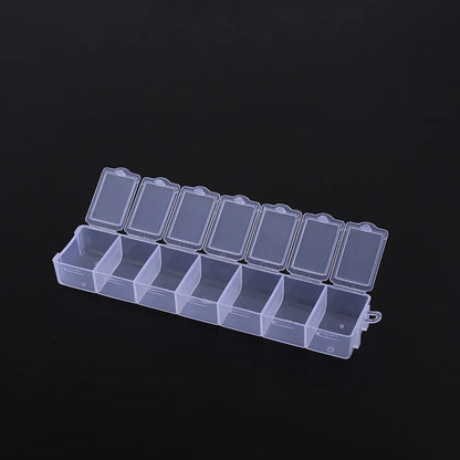 28 Grid Rectangle Plastic Jewelry Box Compartment Storage Box Case Jewelry Earring Bead Craft Display Container Organizer