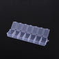 28 Grid Rectangle Plastic Jewelry Box Compartment Storage Box Case Jewelry Earring Bead Craft Display Container Organizer