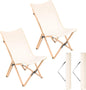 Camping Chairs 2 Pack Folding Beach Chairs for 330lbs, Outdoor Butterfly Chair, Portable Lawn Chairs for Picnic Fishing Hiking