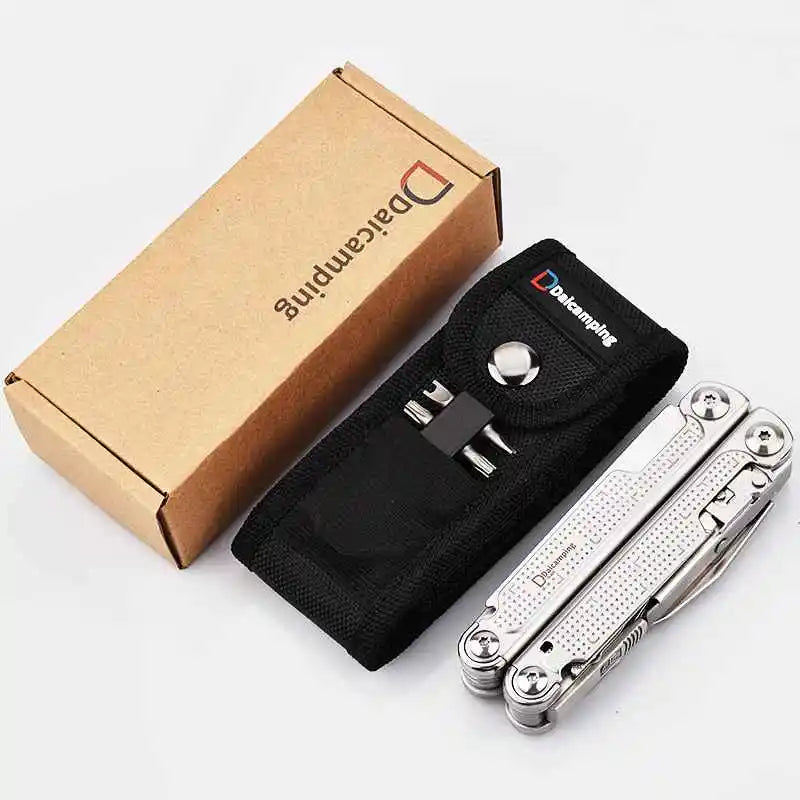 Daicamping DL302 Multitools Folding Knife Scissor Cutter EDC Multi-tools Survival Gear Manual Multifunctional Multi Tool Plier Wild Frontier Gear LLC