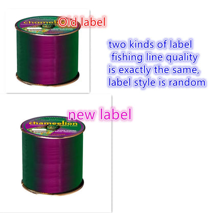 REDTOMATO 500m Color Changing Chameleon Line Fluorocarbon Coat Monofilament Nylon  Carp Wire Leader Line Fishing Equipment