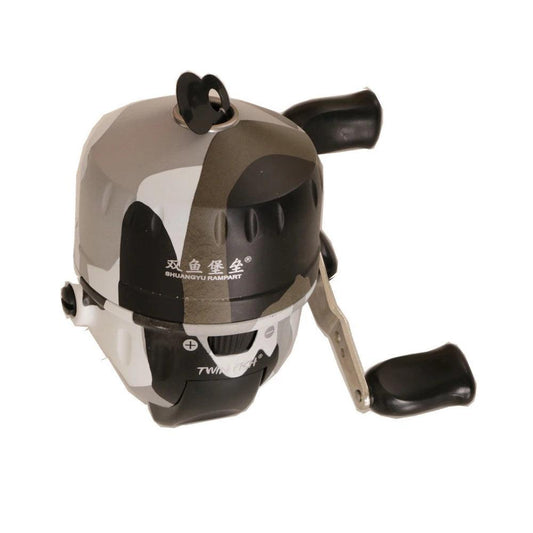 Heavy-Duty Metal Spincast Fishing Reel with 7# Nylon Line for Outdoor Adventures - BL40 Model - Wild Frontier Gear LLC