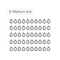 50pcs Carp Fishing Accessories Round Ring Swivels For Hair Chod Rig Pop up Bait Boilie Hook Swivels Connector Terminal Tackle