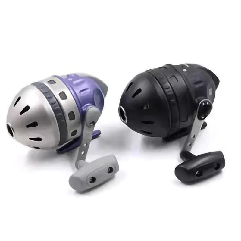 BL45 Large Closed Fishing Reel with 55M 6# PE Line for Outdoor Slingshot Fishing - Wild Frontier Gear LLC