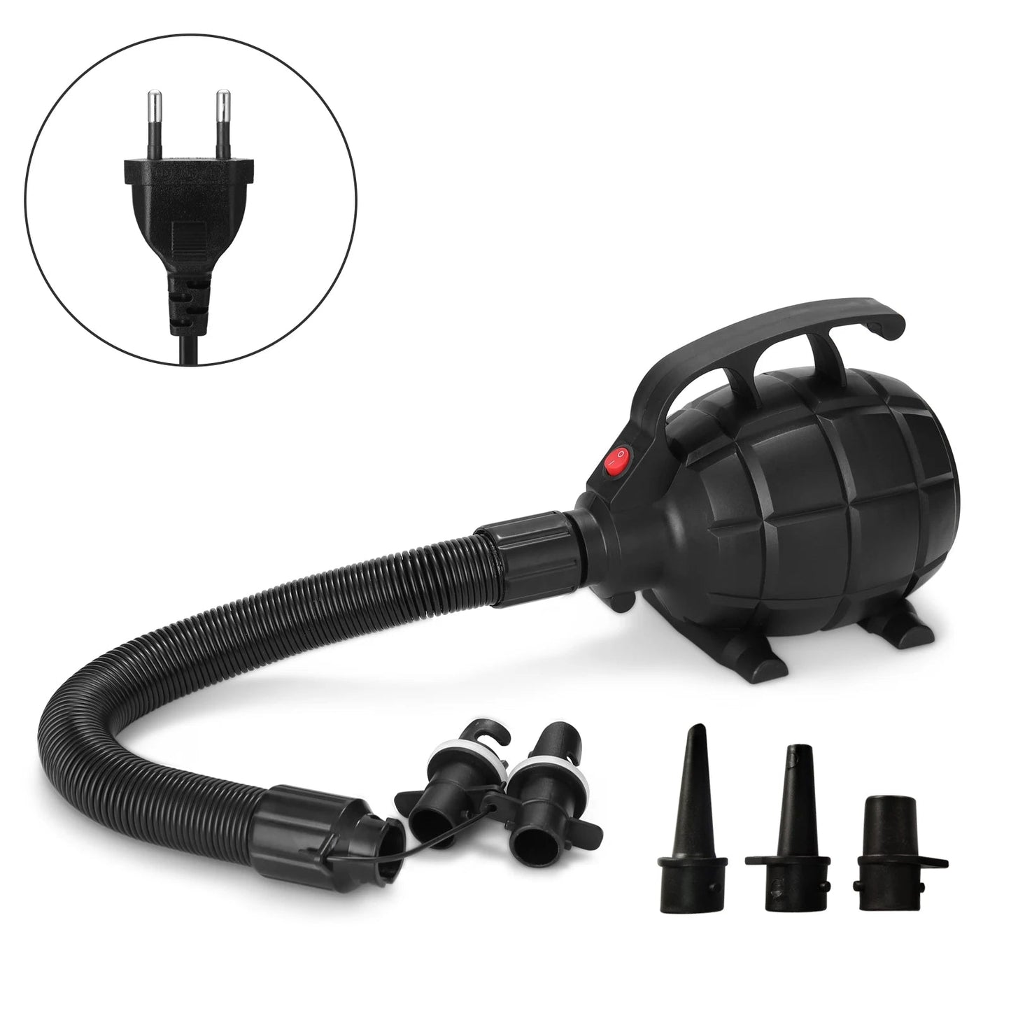 Air Pump Portable Convenient Small Size Home Household Camping Utility Tool Air Bed Air Mat Air Inflation Tool Quick Safety Wild Frontier Gear LLC