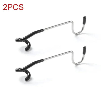 Outdoor Adjustable Lamp Hook Set – Versatile Black Mounting Accessories for Camping and Outdoor Activities - Wild Frontier Gear LLC