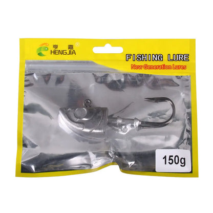 big jig head long hook heavy Triangle Head Hooks  fishing hook soft worm jig Lure Hook Jig Head Fishing Tackle