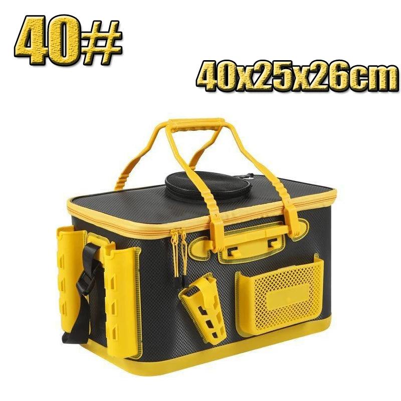 Lure Live Fish Storage Bag EVA Multifunction Rod Bait Reel Fishing Bucket For Camping Fishing Accessories Tackle Box Waterproof - Wild Frontier Gear LLC