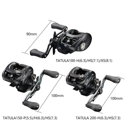 DAIWA TATULA 100 150 200 300 Baitcasting Reel Fishing Reels 7BB+1RB MAX DRAG  Low profile Casting Reel Saltwater Reel Wild Frontier Gear LLC