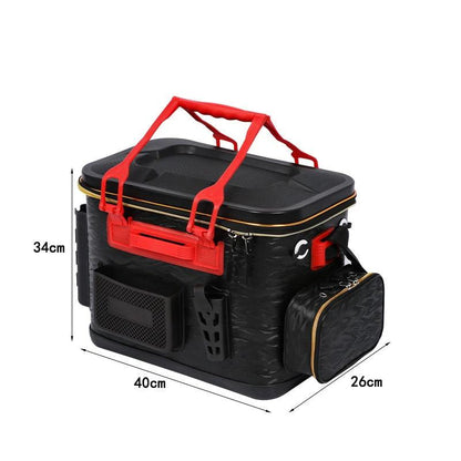 Portable Fishing Bucket Folding EVA Fishing Tackle Bag 6 Style Live Fish Box Fishing Tool Gear Accessories 36/40/45cm - Wild Frontier Gear LLC