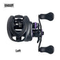 Ultra-Lightweight Kingdom Micro Pro Baitcasting Fishing Reel - 138g, 7.6:1 Gear Ratio, 4.6kg Max Drag, Carbon Construction - Wild Frontier Gear LLC